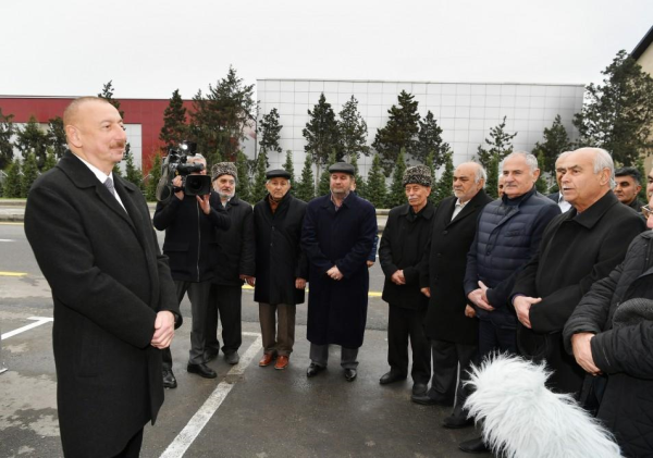 Prezident İlham Əliyev Mərdəkan-Qala avtomobil yolunun açılışında iştirak edib 